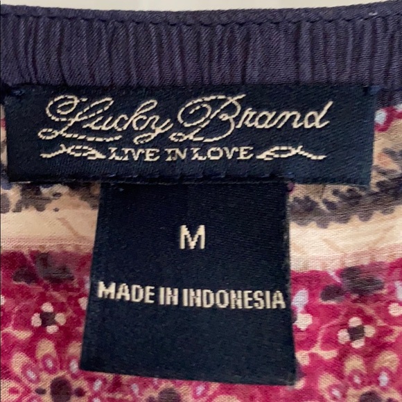 Lucky Brand blouse - Picture 2 of 2